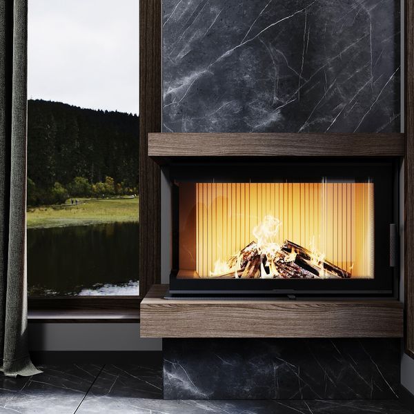M-FIRE 80 кутова ліва (білий шамот) m-fire80l фото